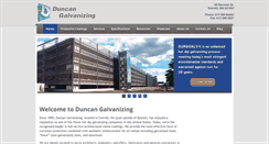 Desktop Screenshot of duncangalvanizing.com