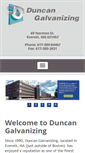 Mobile Screenshot of duncangalvanizing.com